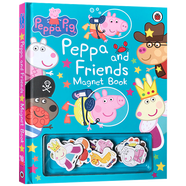 磁鐵書(shū) 小豬佩奇和她的朋友們 英文原版繪本 Peppa Pig and Friends Magnet Book 粉紅豬小妹 幼兒英語(yǔ)啟蒙紙板子互動(dòng)游戲書(shū)籍 磁鐵書(shū) 小豬佩奇和她的朋友們