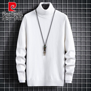 皮爾卡丹（pierre cardin）羊羔毛絨外套男士開(kāi)衫衛衣秋冬新款加厚連帽保暖寬松上衣 889白色【內搭毛衣】 M