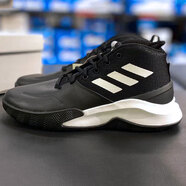 阿迪達(dá)斯 （adidas）籃球鞋男鞋秋季新款實(shí)戰(zhàn)緩震訓(xùn)練運(yùn)動(dòng)鞋輕便透氣休閑鞋 FY6007黑白 43