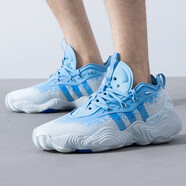 阿迪達(dá)斯 （adidas）男鞋 2024秋季新款運(yùn)動(dòng)鞋子實(shí)戰(zhàn)戰(zhàn)靴減震耐磨透氣休閑耐磨籃球鞋 IE2707 42