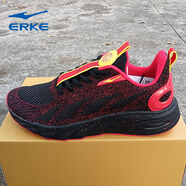 鴻星爾克（ERKE）驚蟄3跑步鞋男夏季新款保暖男紅星輕便減震防滑耐磨男士閃電運動(dòng) 鉛筆灰/熒光賽車(chē)橙 42