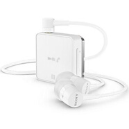 索尼（SONY）無線耳機  入耳式 附帶藍牙遙控器/麥克風(fēng) 2017款 白色 SBH24 W