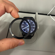 YWZR原裝適用小米手表watch S3金屬表圈watch S4金屬表圈黑彩虹esim銀色不銹鋼表圈屏幕 Watch S3（黑色表圈）