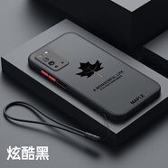 KESK 適用華為榮耀x10手機殼X10max保護硅膠套10x5g全包鏡頭TEL一AN00a防摔楓葉 炫酷黑【楓葉】贈全屏膜+手繩 榮耀X10