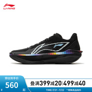 李寧（LI-NING）Ultra Light丨超輕beng科技夏季透氣籃球鞋男鞋專業(yè)比賽運動鞋 黑色-6 42