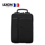 樂上（LEXON）法國樂上LEXON 雙肩包雙肩電腦背包男15.6英寸雙層電腦包商務(wù)背包 塑料把手（可隱藏肩帶）