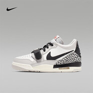 耐克（NIKE）AJ喬丹緩震休閑時尚運動鞋板鞋 CD9054-101 白灰/爆裂紋/GS款 36