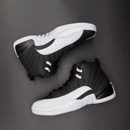 耐克（NIKE）【極速發(fā)貨】Air Jordan 12 AJ12 白紅籃球鞋 CT8013-010  黑灰 41