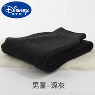 迪士尼（Disney）過年服男童女童校園神褲兒童子童羊毛褲保暖褲中大童加厚褲 男童-灰色 140 (褲長80厘米)