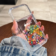 TKHE適用蘋(píng)果17promax手機殼2025網(wǎng)紅iphone17可愛(ài)卡通透明太空殼17air全包防摔16/15/14/13女款保護套 透明-大孔卡通小公仔高透太 iPhone17ProMax