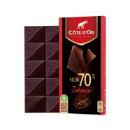 克特多金象（Cote d'Or+EXPERIENCES）70%可可黑巧克力排块装100g 休闲零食生日礼物520情人节礼物
