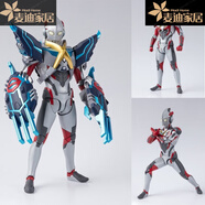 葵影（kuiying）SHF發(fā)光版閃耀賽羅奧特曼人偶可動(dòng)關(guān)節黑暗艾克斯惡貝利 發(fā)光版艾克斯
