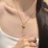 瑞諾黃金葫蘆吊墜女新款足金999福祿項(xiàng)鏈生日禮物送女友老婆 葫蘆吊墜+925銀鏈/金重約1.58克
