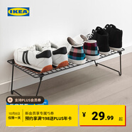 宜家（IKEA）GREJIG格雷伊格鞋架進(jìn)門(mén)口家用小鞋架落地鞋架現代 黑色鞋架