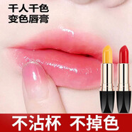 YANQINA變色唇膏不掉色不沾杯保濕補(bǔ)水滋潤(rùn)防干裂有色溫變胡蘿卜素潤(rùn)唇膏 胡蘿卜素+紅櫻桃