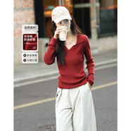 德瑪納【polo領(lǐng)針織衫】2025春秋款輕熟感簡(jiǎn)約氣質(zhì)修身上衣女