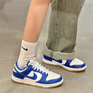 耐克（NIKE）Nike Dunk Low (GS)藍綠時尚復古休閑潮流低幫時尚百搭運動板鞋 FB7173-141藍白 40