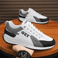 羅蘭船長(cháng)【官方正版 原裝直郵】單/棉可選 四季輕便慢跑男鞋百搭休閑板鞋 白色-四季款 39 標準運動(dòng)鞋尺碼