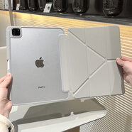 崇尚美適用ipad11代保護套2025新款ipada16芯片平板殼3+Y型折疊ipad air6保護殼防摔Air7帶筆槽防彎殼 【太空灰】3+Y型亞克力配色 iPadPro20/21/22款【11英寸