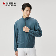 勁霸男裝（K-Boxing）夏季男士2025款夾克商務男士夏日輕薄茄克外套|BKXT2163 蘭綠 S (165)
