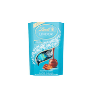 瑞士蓮（Lindt）軟心牛奶黑巧克力零食結婚喜糖 海鹽焦糖200g