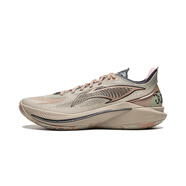 李寧（LI-NING）音速12V2籃球鞋低幫男鞋新款高回彈減震耐磨籃球比賽鞋ABAU089 棕色/-1 40