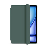 zoyu iPad Air7保護套11英寸2025新款13英寸M3芯片適用蘋果Air6平板電腦2024三折air5保護殼全包 暗夜綠【送鋼化膜套餐】 2025/2024款Air7/6【11英寸】