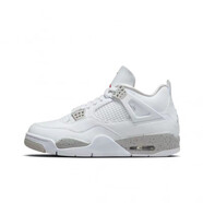 CLENIKEED【官網(wǎng)推薦】Air 喬4 AJ4 低幫籃球鞋白帆午夜藍(lán)灰兔子 AJ4-白奧利奧 41