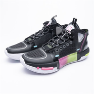 李寧韋德幻影4籃球鞋透氣防滑耐磨減震回彈實(shí)戰男鞋比賽運動(dòng)鞋ABPS057 黑色  41 