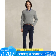 拉夫勞倫（POLO RALPH LAUREN）男士Varick修身直筒牛津斜紋棉布褲舒適棉質(zhì)長褲通勤褲15885845 Aviator Navy 38 x34