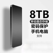 小米（xiaomi）手機電腦通用16TB移動固態(tài)硬盤4T高速2000GB大容量硬盤電腦存平板通用ssd移動u盤 墨羽黑 1TB
