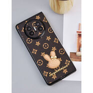 親奢潮吾華為matex5手機殼x6折疊屏MateX6典藏版高檔復古素皮保護套斜挎 高檔兔子素皮殼 華為 Mate X6/X6典藏版通用