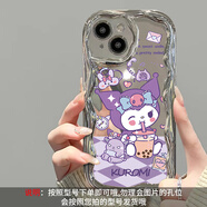 慕文奶茶庫洛米適用華為Pura70手機殼mate60保護套nova12暢享60防摔電鍍鏡面x30i超 電鍍奶油紋17庫洛米-單殼 榮耀9X