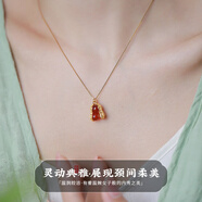 鳳凰涅磐紅瑪瑙項(xiàng)鏈女本命年鎖骨鏈好事發(fā)生轉(zhuǎn)運(yùn)珠吊墜首飾七夕情人節(jié)禮物