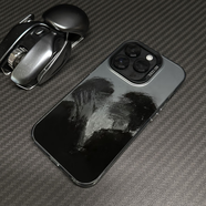 魔杰倫 抽象藝術(shù)適用于蘋果于iphone16promax手機殼15Promax新款16plus高級感14pro鐳射13pm防摔殼套12pm 抽象藝術(shù) 炫酷黑 iPhone16Promax