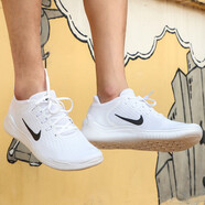 耐克（NIKE）男鞋 夏季新款赤足FREE 4.0 FLYKNIT運(yùn)動鞋網(wǎng)面飛線透氣跑步鞋 白色/FREE RN 2018 41