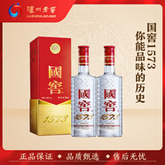 瀘州老窖38度 國窖1573 500ml 濃香型 白酒 送禮佳選 38度 500mL 2瓶
