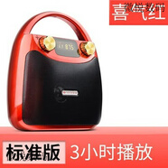伊菲爾（Eifer）B11新款便攜式藍牙音箱廣場舞音響大音量K歌手提戶外  標配 紅色標準版可播3小時 支持藍牙U
