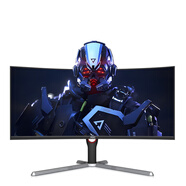 冠捷AOC CU34G3X魚屏 廣色域180HzHDR10旋轉(zhuǎn)升降21:9曲面電競顯示器  黑CU34G3X 【咨詢享優(yōu)惠】