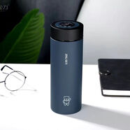 金力麥得豐保溫杯男女士304不銹鋼高檔便攜禮定制真空杯泡茶杯 金力5061-4-400尚青