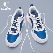 喬丹跑步鞋男鞋2025夏秋季新款休閑鞋老爹鞋皮面透氣跑鞋運動(dòng)鞋子男士 230醒目藍/喬丹白 40.5