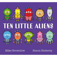 英文原版 十個外星人 數(shù)數(shù)啟蒙認(rèn)知識物繪本 Ten Little Aliens