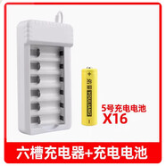 自璽XMSM適用于CCD 佳能A430 A530 A540 A700 A710 IS相機電池+充電器 6槽充電器+5號電池16節(jié)