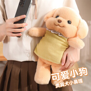 貝尚星 生日玩偶森貝兒貴賓犬小狗公仔情人節(jié)禮物女毛絨玩具小鼻嘎36cm