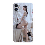 適用于華為P40Noav7Pro蘋果12/11ProMax/XS/8P性感美女手機(jī)殼 iPhone66s