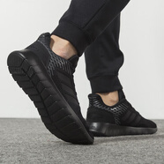 阿迪達斯 （adidas）休閑鞋男鞋秋季新款運動鞋ASWEERUN網(wǎng)面透氣減震跑步鞋F(xiàn)36333 F36333黑武士 41