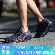 美津濃（MIZUNO）Mizuno大體重跑步鞋預(yù)言11/12預(yù)言X空山基大碼減震慢跑鞋 暗藍(lán) 預(yù)言12 39 =250mm偏小