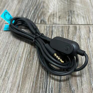 GONIANIA全新原裝適用于羅技Logitech G PRO X 耳機鉸鏈卡扣 轉軸 耳套 頭梁皮 音頻線(xiàn) 耳機維修配件耳麥 黑色音頻線(xiàn)一條