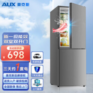 奧克斯雙門冰箱大容量一級能效冷藏冷凍兩門電冰箱冷凍冷藏小型家用宿舍出租節(jié)能  省電低噪