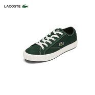 LACOSTE法國鱷魚男鞋 時(shí)尚時(shí)尚百搭舒適系帶板鞋帆布鞋|47CMA0005 01U/綠色/米白色 41 7.5 /41